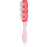 Denman D3 Original Curl Definer Pink Crush pieptene pentru păr creț 1 buc