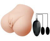 Masturbator Realist Crazy Bull, Multispeed, TPR, Natural, 1 kg