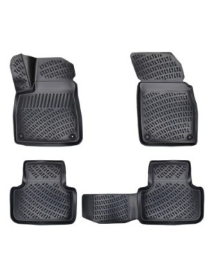 Set covorase auto din cauciuc tip tavita pentru Audi Q7 II (Typ 4M) 2015- foto