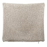 Fata de Perna Decorativa Gri Ecru Flori 45x45 cm