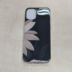 Husa telefon Plastic Apple iPhone 12 Mini 5.4 black flower