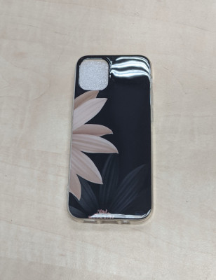 Husa telefon Plastic Apple iPhone 12 Mini 5.4 black flower foto