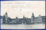 Bucovina - 1921 - Cernauti Gruss aus Czernowitz - gr.= or. erzb. Residenz - printata, circulata la Poiesti, 3 timbre intacte, Editura leon Konig