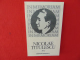 In memoriam Nicolae Titulescu -Ion Grecescu -Dedicatie si autograf