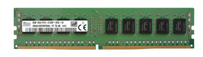 Memorie Server 8GB DDR4 PC4-17000, 1Rx4, 2133 MHz - Hynix HMA41GR7MFR4N-TF - HP 752368-081