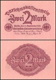 Germania 1922 - 2 Mark UNC