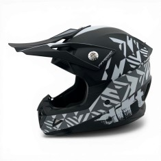 Casca cross/atv copii MiniRocket gri marime YXL