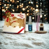Cumpara ieftin Christmas Love , Set Cadou Romantic de Craciun cu Lumanare Ren E i Royal Cinnamon