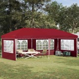 vidaXL Cort de Petrecere Pop-up 575 x 289 x 245 cm Burgundy 42019796