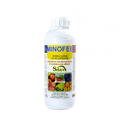 Aminofeed Super 1L, ingrasamant foliar, Solarex, dezvolta suprafata foliara si radacina, imbunatateste calintatea si cantitatea productiei, mareste re foto