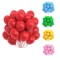 Set 100 baloane petrecere, material latex, forma ovala 30 cm - Alb