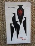 EMIL ZEGREANU - AMFORA DE LUT CU DEDICATIE SI AUTOGRAF