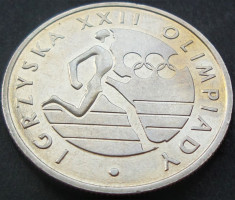 Moneda OLIMPICA 20 ZLOTI - POLONIA, anul 1980 *cod 1773 A = A.UNC+ foto
