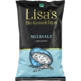 Chipsuri de Cartofi cu Sare de Mare Fara Gluten Bio 125 grame Lisa&#039;s