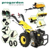 ProGARDEN Pachet Campo U12E Motocultor 12CP + RM500C Remorca 500Kg + BC120M Bara cosire + 3xPlug + FT90 Freza tractata + 2xRoti metalice RM47 + 2xCupl