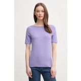 United Colors of Benetton tricou culoarea violet, 3FJHD109K