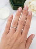 Cumpara ieftin Inel din Argint 925 Eternal Sparkle, Model Eternity Subtire cu Cristale