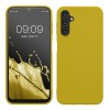 Husa Kwmobile pentru Samsung Galaxy A14 5G, Galben, Silicon, KWM0000195F015C, Carcasa