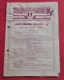Program fotbal - Prezentarea loturilor de jucatori echipele participante in Campionatul div. A 1983/1984 PETROLUL PLOIESTI