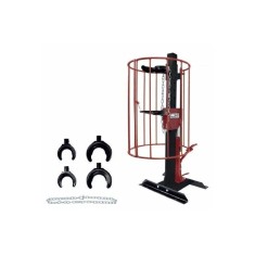 Presa hidraulica pentru arcuri pe stand 1T cu talere si protectie