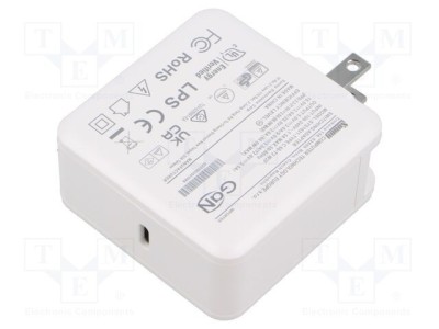 Alimentator pulsatoriu SUNNY 5V DC 3A 60W GaN plug-in USB-C foto