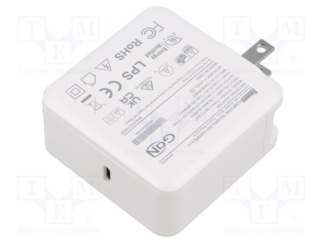 Alimentator pulsatoriu SUNNY 5V DC 3A 60W GaN plug-in USB-C
