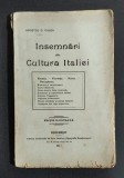 Insemnari din cultura Italiei - Apostol D. Culcea