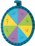Ruleta magnetica educativa pentru clasa, 40 cm, cu carduri reutilizabile
