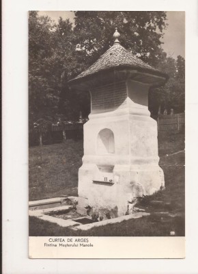 RF32 -Carte Postala- Curtea de Arges, fantana lui Manole, circulata 1961 foto