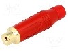 Conector RCA, mama, AMPHENOL - ACJR-RED