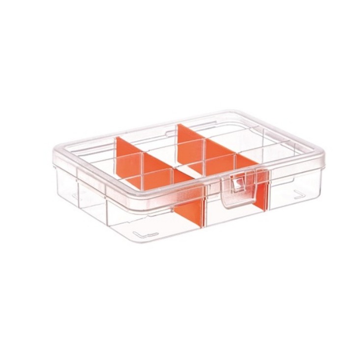 Cutie organizator suruburi, transparenta, ASR-2092, 140 x 100 x 30 mm