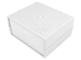 Carcasă ABS gri cu panou 120mm x 100mm x 56mm, MASZCZYK