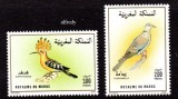 MAROC 1990, Fauna, Pasari, serie neuzată, MNH