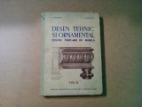 DESEN TEHNIC SI ORNAMENTAL - Vol. II - I. Cirstea, A. Havrilla - 1962, 291 p.