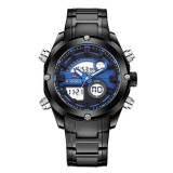 NAVIFORCE Ceas barbatesc NaviForce, Analog Si Digital, Cronometru, Alarma, Data, Luna, Ziua Saptamanii, Afisaj Iluminat