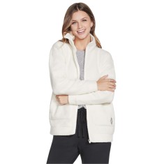 Jachete Skechers GOLounge Downtime Jacket W3JA239-OFWT alb foto