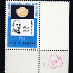 ROMANIA 1964 LP 579 AL VIII-LEA CONGRES INTERNATIONAL AL STIINTEI SOLULUI MNH