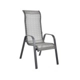 Cumpara ieftin Scaun pentru gradina si terasa HECHT Honey Maxi Chair, structura din otel-aluminiu, greutate maxima suportata 120 kg, 57 x 86 x 111 cm