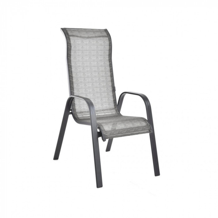Scaun pentru gradina si terasa HECHT Honey Maxi Chair, structura din otel-aluminiu, greutate maxima suportata 120 kg, 57 x 86 x 111 cm