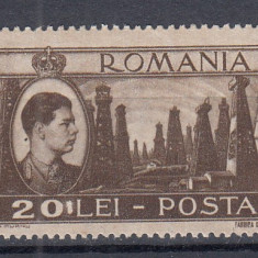 ROMANIA 1947 LP 219 MIHAI VEDERI EROARE LINIE VERTICALA INTRE 0 SI L MNH