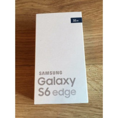 Cutie (Ambalaj) Complet Cu Accesorii Samsung G925 Galaxy S6 EDGE 32GB Gold Platinium Originala