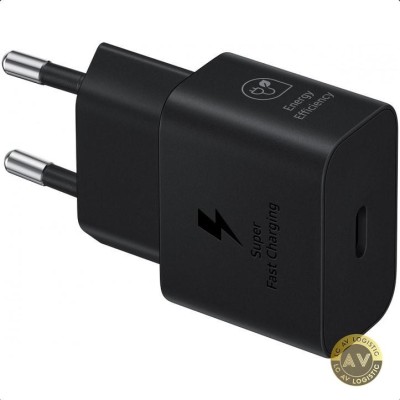 Incarcator Retea Samsung 25W 3A 1 x USB-C Negru EP-T2510NBEGEU foto