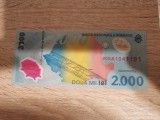 Bancnota 2000 lei eclipsa