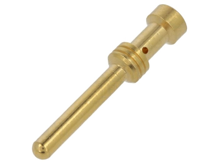 Conector pin tată aurit, 16A