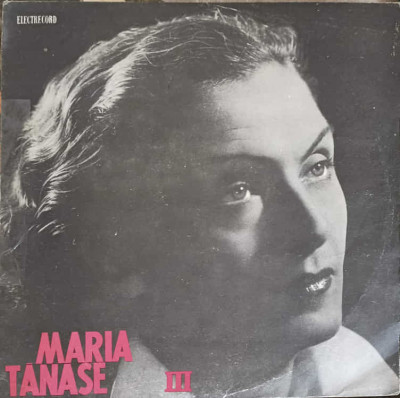 Disc vinil, LP. DIN CANTECELE MARIEI TANASE (III)-MARIA TANASE foto