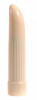Vibrator Mini Lady Finger, 13cm, PVC Alb, Intens, Baterie AA