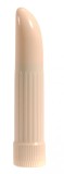 Vibrator Mini Lady Finger, 13cm, PVC Alb, Intens, Baterie AA