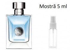 Mostra parfum 5 ml Versace Pour Homme apa de toaleta barba?i foto