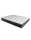 Saltea ortopedica cu arcuri, Roza Super Lux Ortopedic 200x200x25cm, fermitate mediu spre tare, plasa de arcuri Bonell, fara vara-iarna, banda de aeris
