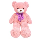 Jucarie de plus gigant Teddy Greetings Peach Cheer 120 cm, Urs moale si pufos